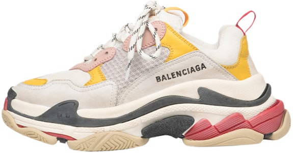 (W) Balenciaga Triple S Trainer 'Pink Black' Sepatu Sneakers Wanita 524038 W09O5 9035 Buy (W) Balenciaga Triple S Trainer 'Pink Black' Sepatu Sneakers Wanita 524038 W09O5 9035