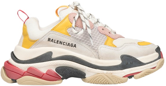 (W) Balenciaga Triple S Trainer 'Pink Black' Sepatu Sneakers Wanita 524038 W09O5 9035 Order (W) Balenciaga Triple S Trainer 'Pink Black' Sepatu Sneakers Wanita 524038 W09O5 9035