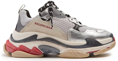 (Women) Balenciaga Triple S Trainer 'Silver' 490672-W09O3-1081 (Women) Balenciaga Triple S Trainer 'Silver' 490672-W09O3-1081