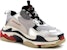 (W) Balenciaga Triple S Trainer 'Perak Hitam Merah' 520156 W09O3 1081