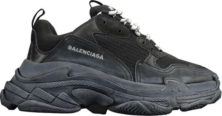 (Women) Balenciaga Triple S Trainer 'Triple Black' 2018 490674-W09O1-1000 Buy (Women) Balenciaga Triple S Trainer 'Triple Black' 2018 490674-W09O1-1000