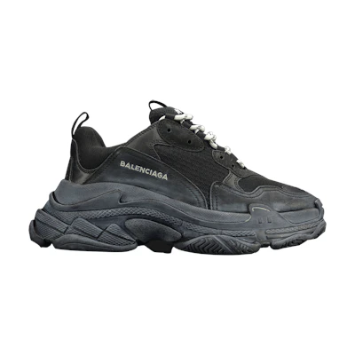 (W) Balenciaga Triple S Trainer 'Triple Black' 2018