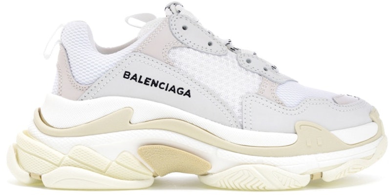 (W) Balenciaga Triple S Trainer 'Putih' 2018 520145 W09E1 9000 Buy (W) Balenciaga Triple S Trainer 'Putih' 2018 520145 W09E1 9000