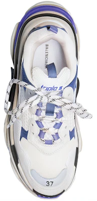 (W) Balenciaga Triple S Zapatillas 'Blanco Azul Marino Morado' 541641 W09OF 9095 Shop (W) Balenciaga Triple S Zapatillas 'Blanco Azul Marino Morado' 541641 W09OF 9095
