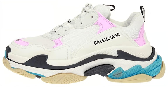 (W) Balenciaga Triple S Trainer Warna Putih Merah Muda 524039W09OM9054 Buy (W) Balenciaga Triple S Trainer Warna Putih Merah Muda 524039W09OM9054