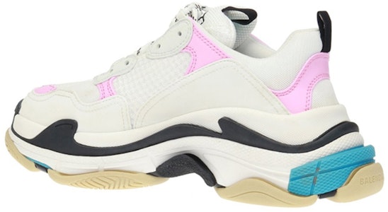 (W) Balenciaga Triple S Trainer Warna Putih Merah Muda 524039W09OM9054 Shop (W) Balenciaga Triple S Trainer Warna Putih Merah Muda 524039W09OM9054