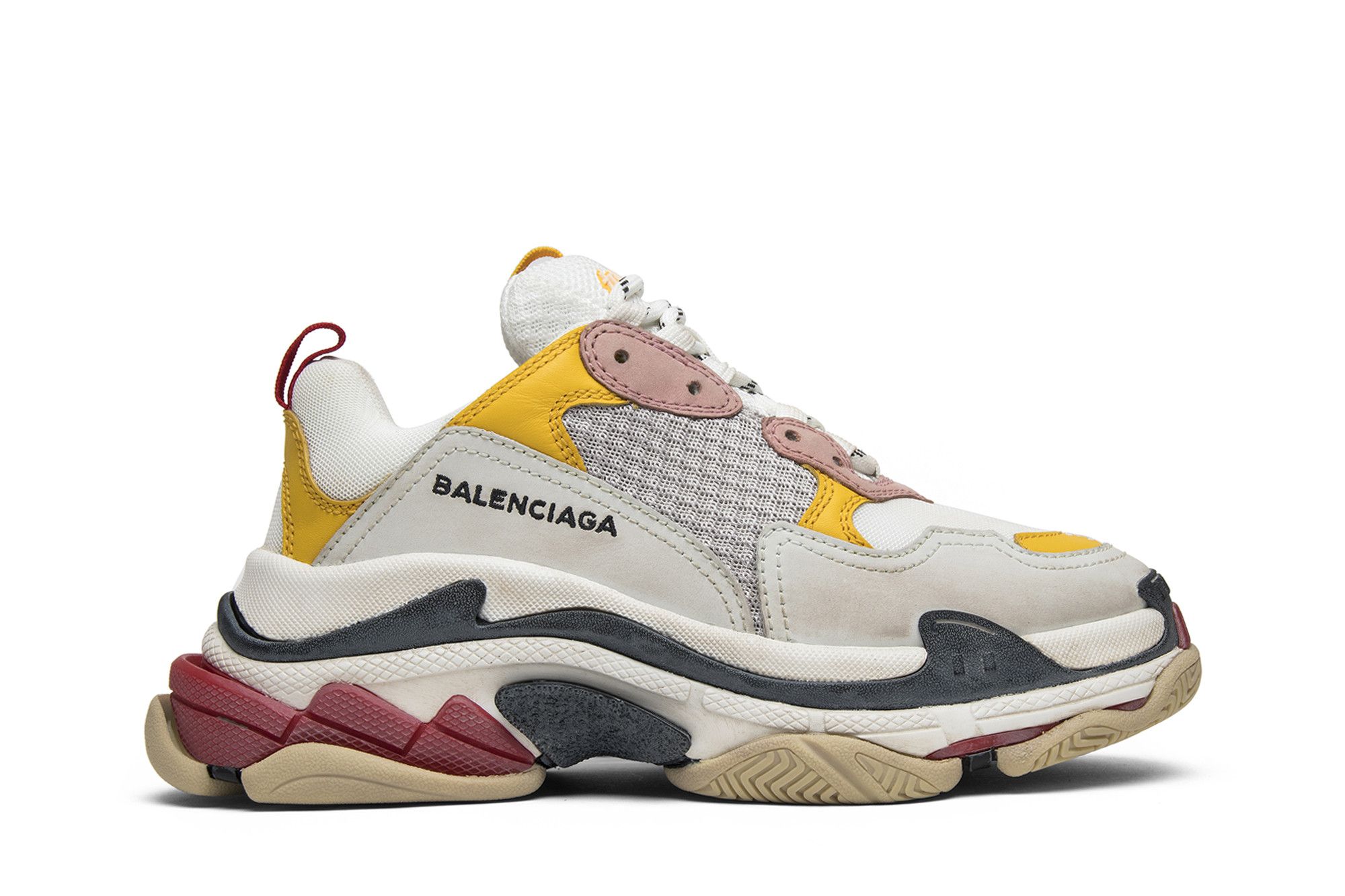 (Women) Balenciaga Triple S Trainer 'White Yellow' 2018  517335 W09O 59035