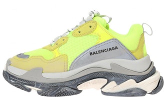 (Women) Balenciaga Triple S Trainer 'Yellow Fluo' 517333-W09O4-7320 (Women) Balenciaga Triple S Trainer 'Yellow Fluo' 517333-W09O4-7320