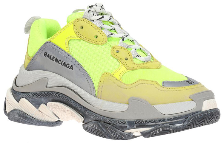 Order (W) (レディース) バレンシアガ トリプル S トレーナー 'イエローフルオ' 517333-W09O4-7320 517333-W09O4-7320