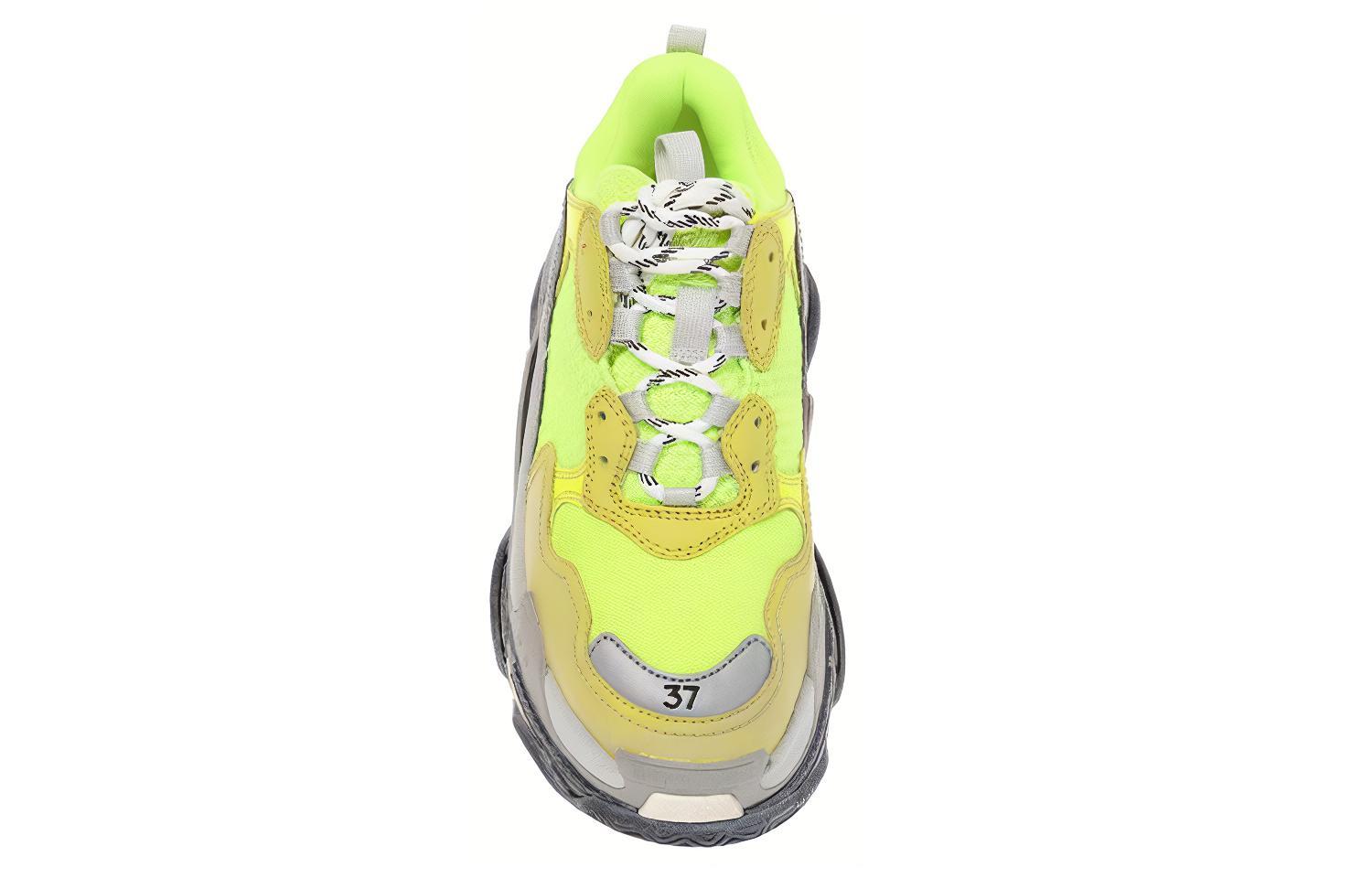 Lookbook (W) (レディース) バレンシアガ トリプル S トレーナー 'イエローフルオ' 517333-W09O4-7320 517333-W09O4-7320