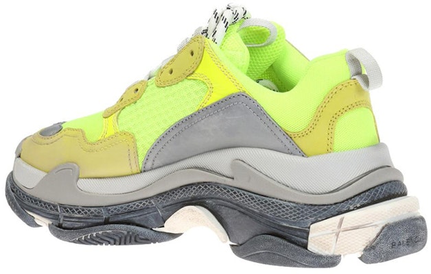 (W) Balenciaga Triple S Trainer 'Kuning Fluo' 517333-W09O4-7320 Shop (W) Balenciaga Triple S Trainer 'Kuning Fluo' 517333-W09O4-7320