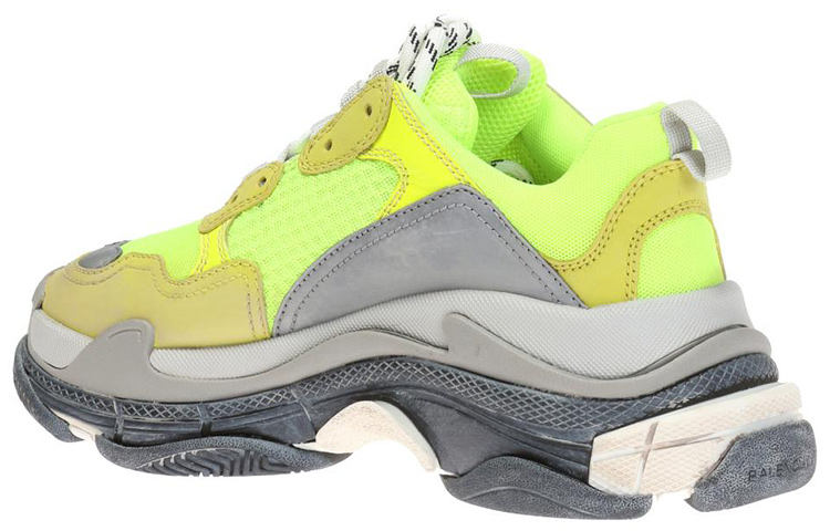 Shop (W) (レディース) バレンシアガ トリプル S トレーナー 'イエローフルオ' 517333-W09O4-7320 517333-W09O4-7320