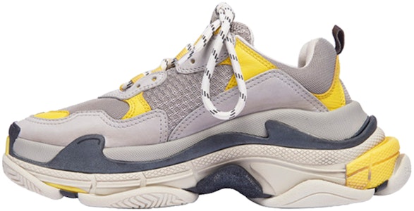 (W) Balenciaga Triple S Sepatu 'Kuning Abu-Abu' 524039 W09OH 7074 Buy (W) Balenciaga Triple S Sepatu 'Kuning Abu-Abu' 524039 W09OH 7074