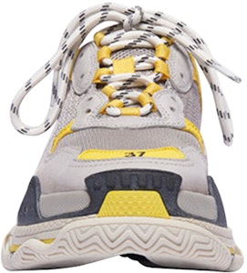 (W) Balenciaga Triple S Sepatu 'Kuning Abu-Abu' 524039 W09OH 7074 Shop (W) Balenciaga Triple S Sepatu 'Kuning Abu-Abu' 524039 W09OH 7074