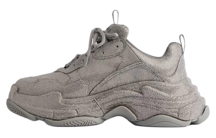 Buy (Women) Balenciaga Triple S With Rhinestones 'Dark Grey' 524039W2TST1249