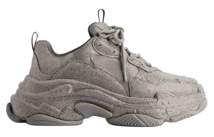 (W) Balenciaga Triple S With Rhinestones 'Dark Grey' 圖 2