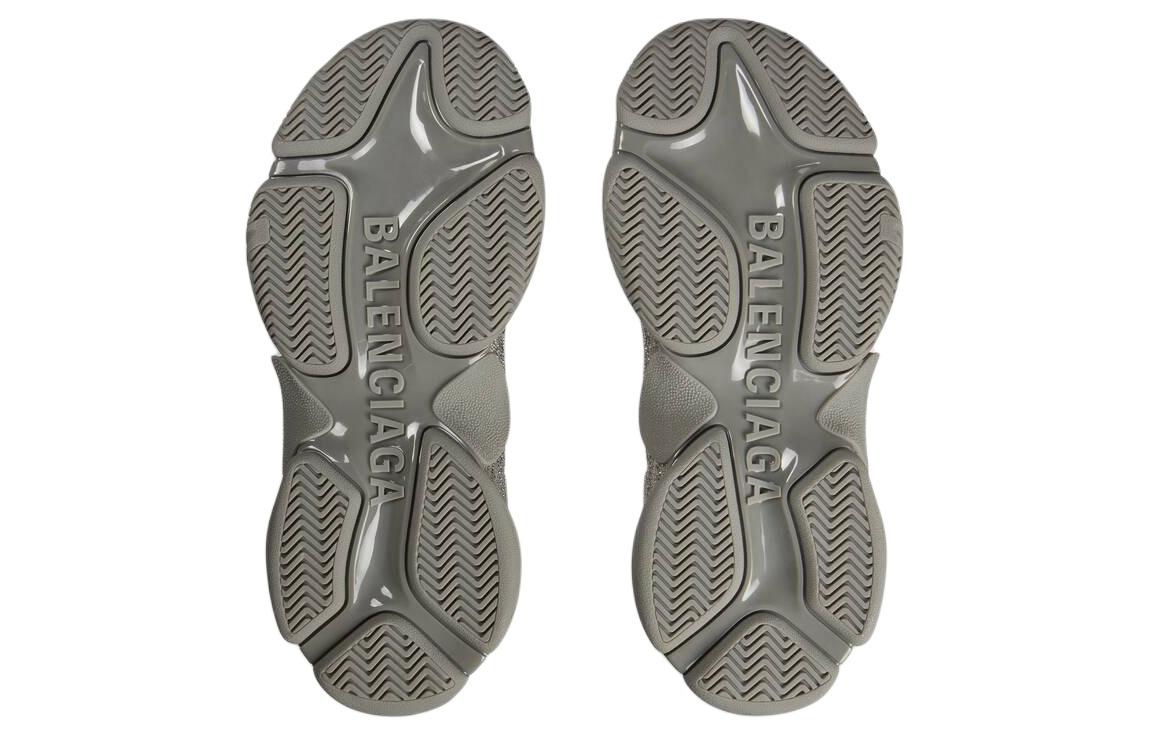 (W) Balenciaga Triple S With Rhinestones 'Dark Grey' 圖 7