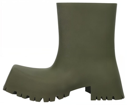 (Women) Balenciaga Trooper Rubber Boot 'Dark Green' 679326-W0FO8-3300 Buy (Women) Balenciaga Trooper Rubber Boot 'Dark Green' 679326-W0FO8-3300