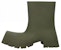 (W) Balenciaga Trooper Boot Getah 'Hijau Gelap' 679326-W0FO8-3300