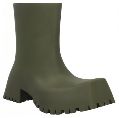 (Women) Balenciaga Trooper Rubber Boot 'Dark Green' 679326-W0FO8-3300 Lookbook (Women) Balenciaga Trooper Rubber Boot 'Dark Green' 679326-W0FO8-3300