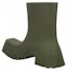 Shop (W) Balenciaga Trooper Boot Getah 'Hijau Gelap' 679326-W0FO8-3300