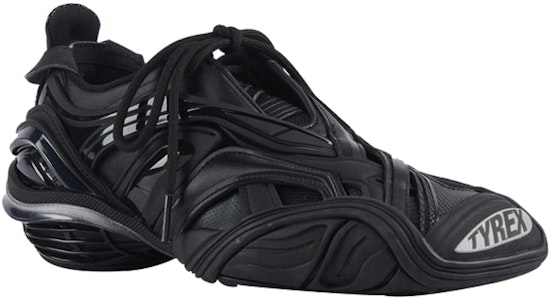 (W) Balenciaga Tyrex Rendah 'Hitam' 617517-W2TA1-1000 Lookbook (W) Balenciaga Tyrex Rendah 'Hitam' 617517-W2TA1-1000