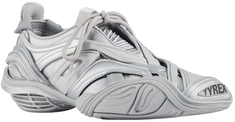 (W) Balenciaga Tyrex Low 'Silver' Perak 617517-W2WA1-8100 Lookbook (W) Balenciaga Tyrex Low 'Silver' Perak 617517-W2WA1-8100