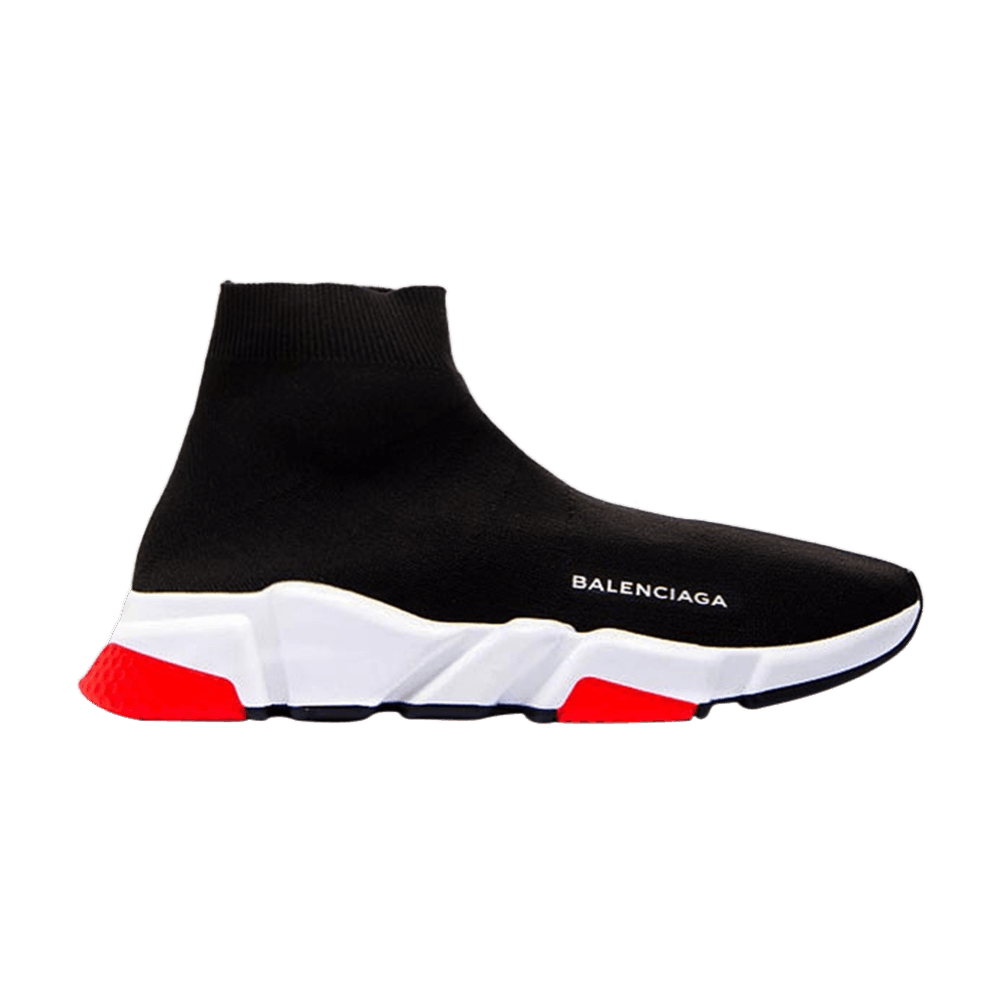 (Women) Balenciaga Valencia Speed Runner 'Black White Red'  517315-W05G0-1000