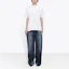 Shop (Women) Balenciaga Vintage Logo Print Oversized Women’s White T-Shirt 612965TIVG59040