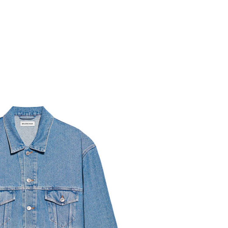 (Women) Balenciaga Washed Denim Jacket Blue 646896TDW154762 圖 7