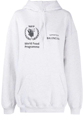 (W) 巴黎世家WFP標誌印花連帽衫灰色女款 570792TJVK41167 Buy (W) 巴黎世家WFP標誌印花連帽衫灰色女款 570792TJVK41167