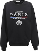 (Women) Balenciaga Wheat Crown Logo Pullover Sweatshirt Black. 578132TGV681000 (Women) Balenciaga Wheat Crown Logo Pullover Sweatshirt Black. 578132TGV681000