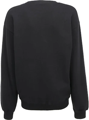 (W) Balenciaga Wheat Crown Logo Pullover Sweatshirt Hitam. 578132TGV681000 Lookbook (W) Balenciaga Wheat Crown Logo Pullover Sweatshirt Hitam. 578132TGV681000