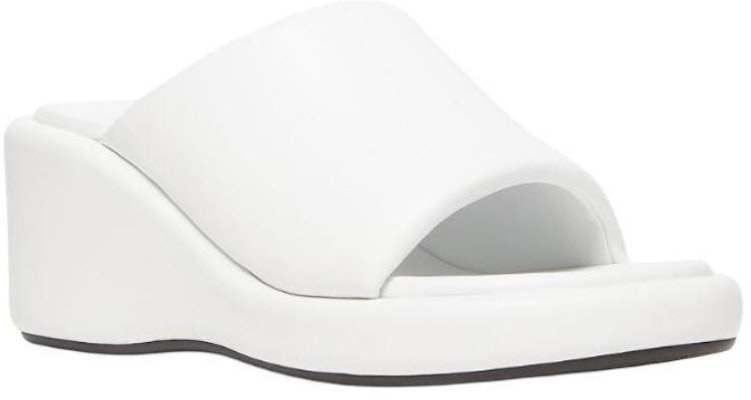 (Women) Balenciaga White 'Open Toe Flat Sandal' 694082WBDA19010 Lookbook (Women) Balenciaga White 'Open Toe Flat Sandal' 694082WBDA19010