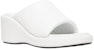(Women) Balenciaga White 'Open Toe Flat Sandal' 694082WBDA19010