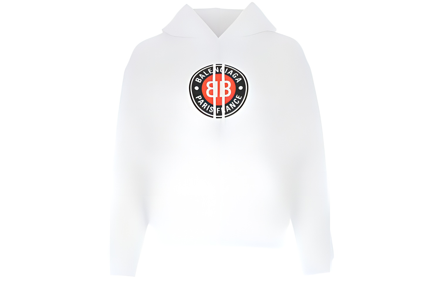 (Women) Balenciaga White Casual Cotton Hoodie Long Sleeve. 612959TJVD79000