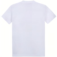 (W) Balenciaga Baju-T Leher Bulat Kapas Putih Regular. 612964TIV549040 Lookbook (W) Balenciaga Baju-T Leher Bulat Kapas Putih Regular. 612964TIV549040