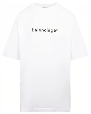 (W) Balenciaga Kaos Putih Cetak Huruf SS21 641655TIV549040 Order (W) Balenciaga Kaos Putih Cetak Huruf SS21 641655TIV549040