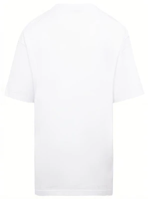 (W) Balenciaga Kaos Putih Cetak Huruf SS21 641655TIV549040 Lookbook (W) Balenciaga Kaos Putih Cetak Huruf SS21 641655TIV549040