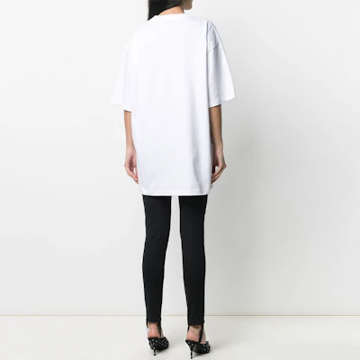 (W) Balenciaga Kaos Putih Cetak Huruf SS21 641655TIV549040 Purchase (W) Balenciaga Kaos Putih Cetak Huruf SS21 641655TIV549040