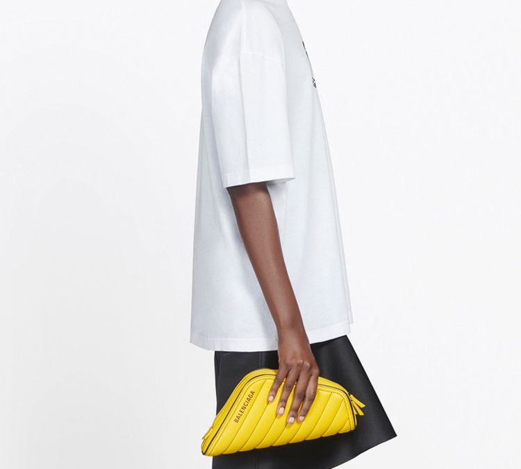 (Women) Balenciaga White Lock Logo Printed T-Shirt 570813TEV489044 圖 6