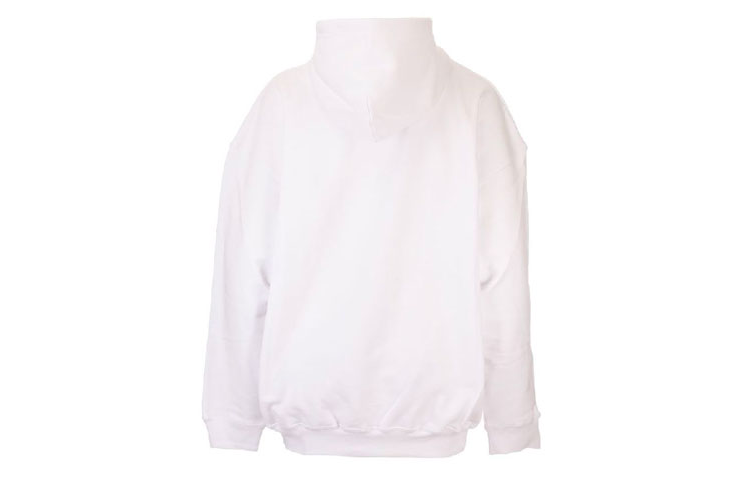 (Women) Balenciaga White Logo Drop Shoulder Hoodie 578135TIV559040 圖 3