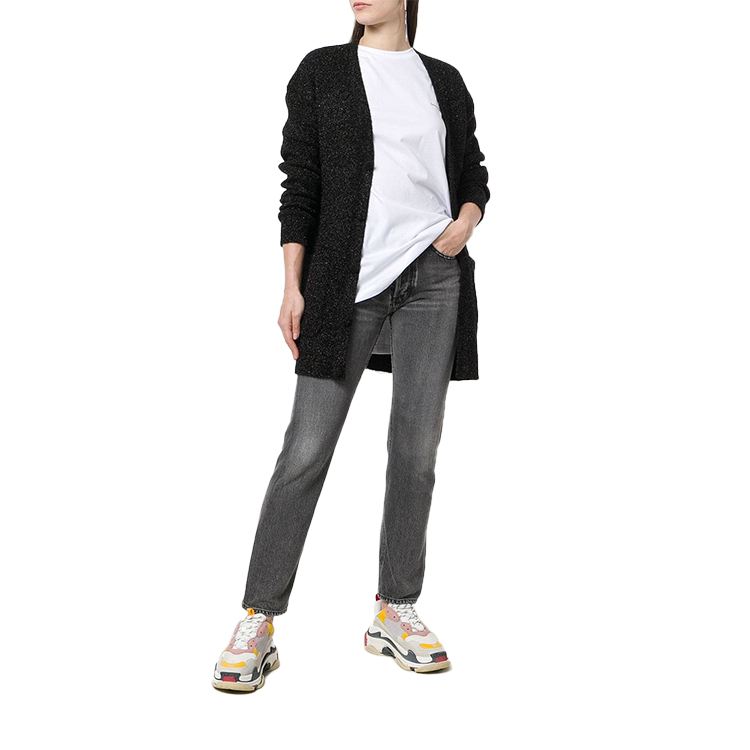 (Women) Balenciaga White Logo Print Crew Neck T-Shirt 482204TYK289000 圖 5