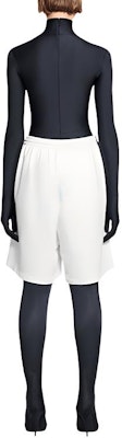 (Women) Balenciaga Women’s Relaxed Fit White Shorts with Logo Print and Elastic Waistband. 674591TMVF59784 Shop (Women) Balenciaga Women’s Relaxed Fit White Shorts with Logo Print and Elastic Waistband. 674591TMVF59784
