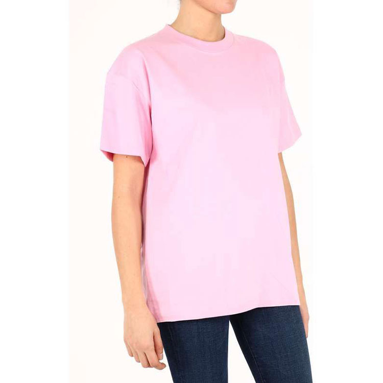 (Women) Balenciaga Womens Pink Logo Print Loose Fit T-Shirt. 612965TIVG55700 圖 6