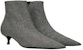 (Women) Balenciaga Wool Checked Knife Pointy Toe Boots 'Grey' 579218W1SR01214