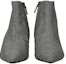 Lookbook (Women) Balenciaga Wool Checked Knife Pointy Toe Boots 'Grey' 579218W1SR01214