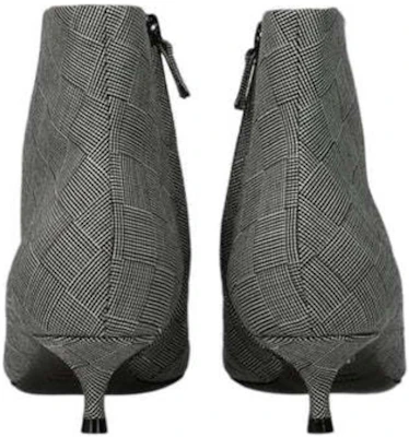 (W) Balenciaga 灰色格纹羊毛尖头靴 579218W1SR01214 Shop (W) Balenciaga 灰色格纹羊毛尖头靴 579218W1SR01214