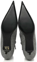 Purchase (Women) Balenciaga Wool Checked Knife Pointy Toe Boots 'Grey' 579218W1SR01214