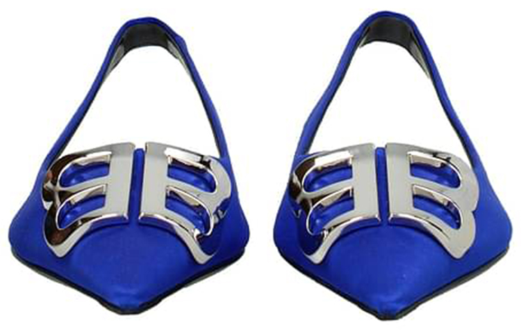 Shop (W) Sandal Fashion Tenun Balenciaga 'Biru' 566651W0WM04130